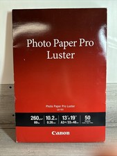 CANON NEW PHOTO PAPER PRO LUSTER 13