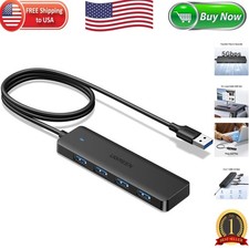Travel-Friendly USB 3.0 Hub: 4 Ports and 3.3ft Cable for Ultimate Connectivity picture