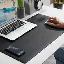 🔥Desk Pad Protector, Office Desk Mat, PU Leather Mouse Pad, Laptop Desk Pad picture