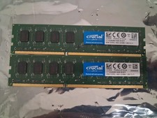 Crucial 16GB (2x 8GB) Kit DDR3 1600MHz PC3-12800 UDIMM Desktop 240-Pin  RAM USA picture