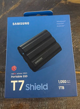 Samsung T7 Shield 1TB Portable SSD Black 1050MB/s Windows/macOS/Android picture