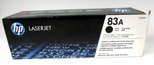 New Open Box HP 83A Black Original LaserJet Toner Cartridge, CF283A picture