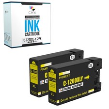 CMYi 2-Pack Compatible PGI-1200XL Yellow Ink Cartridge fits Canon MAXIFY MB2120 picture