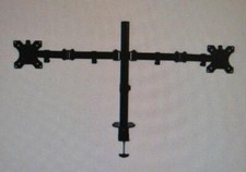 Ergotech DMRS-2 Dual Monitor Clamp Mount Mnt Articulate Tilt & Height Adjust picture