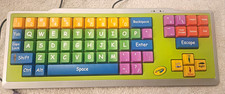 Crayola EZ Type Kids Keyboard 11071 USB Wired Large Colorful Keys Tested Works picture
