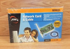 Network Everywhere (NC100U-WM) Wired Network Card & Cable Sealed in Box  picture