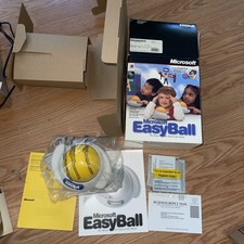 Microsoft Easyball Vintage Children's Navigation Trackball PC Device Untested picture