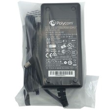 NEW Genuine Polycom 48V AC Power Adapter for VVX500 VVX411 VVX410 VVX311 VVX310 picture