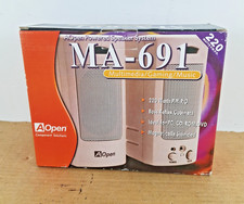Vintage AOpen Component Solution Powered Speaker MA 691 Nice Condition picture