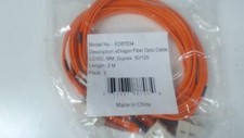 Pack of 3: 2 Meter LC / SC Multimode DUplex 50 / 125 Fiber Optic Cable - Orange picture