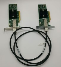 LOT OF 2 MNPA19-XTR 10GB Mellanox ConnectX-2 10Gbe 1m SFP+ Cable Network Card picture