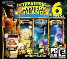 The Treasures Of Mystery Island 6 Pack PC DVD find hidden object game collection picture