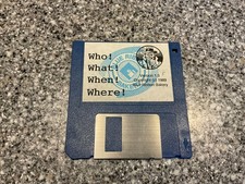 Who What Where When software disk  for Commodore Amiga picture