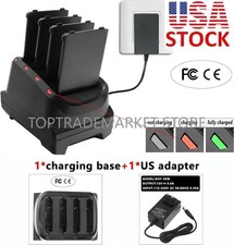4-Slot Battery Charger Cradle For ZEBRA TC21 TC26 w/Adapter SAC-TC2Y-4SCHG-01 US picture