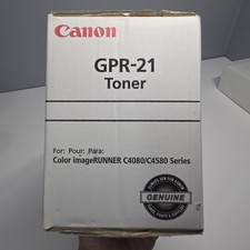 Canon GPR-21 Black Toner 0262B001AA Genuine OEM imageRUNNER C4080 C4580 Sealed picture
