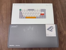 Nuphy Air75 V2 Mechanical Keyboard Moss Switches in box + Oblivion Keycaps set picture
