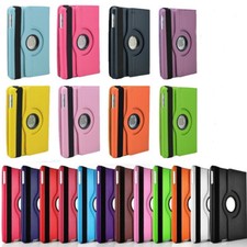 For Apple iPad Air 1/2 --360 Rotating Magnetic Leather Smart Cover Stand Case picture