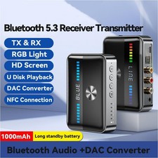 Bluetooth 5.3 Transmitter Receiver 3.5mm AUX RCA Coaxial Optical USB NFC Adapter picture