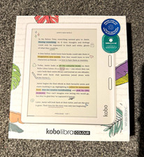 Kobo Libra Colour 32GB White 7in eReader Used in Box with Case & Charger Bundle picture