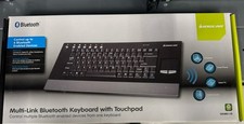 IOGEAR Multi-link Bluetooth Keyboard W/Touchpad#GKM611B picture