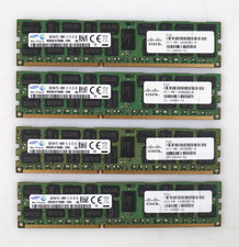 Lot 4x 8GB (32GB) Samsung M393B1K70QB0-CMA PC3-14900R DDR3 RDIMM Server Memory picture