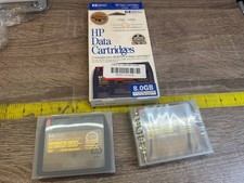 Vintage HP C4425B TR-4 Data Cartridges – Lot of 4 (2 Sealed in Box, 2 in Cases) picture