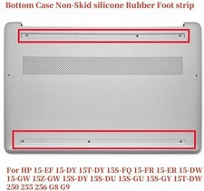 2PCS Bottom Cover Rubber Non-Slip Bumper Feet Pad For HP 15-EF 15-DY 15T-DY picture