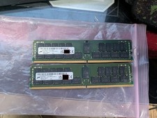 2x Micron 32GB DDR4 MTA36ASF4G72PZ-2G3B1MI PC4-19200 ECC RDIMM Open Box picture