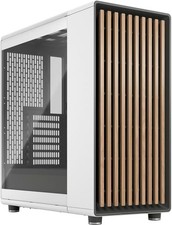 Fractal Design - North Chalk White with Oak Front and Clear TG Side Panel Mid... picture