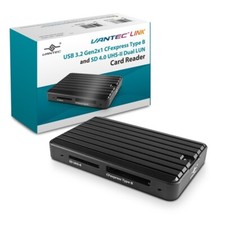Vantec USB 3.2 Gen2x1 CFexpress Type B And SD 4.0 UHS-II Dual LUN Card Reader picture