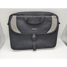 Targus Black Laptop Messenger Bag Briefcase Padded Shoulder Strap picture
