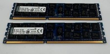 Kingston 32GB 2x16GB DDR3 ECC Registered PC3-14900R KTD-PE318/16G Tested picture