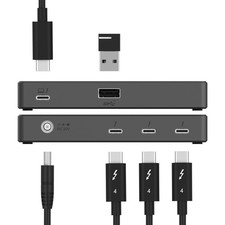 SABRENT Thunderbolt 4 Hub 60W Charging USB C Dock picture