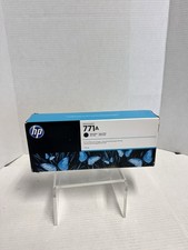 New Genuine HP 771A Matte Black Ink Cartridge  B6Y15A Sealed (Exp Oct 21) picture