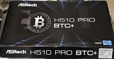 ASRock H510 PRO BTC+ Motherboard Intel Socket 1200 6x PCIE DDR4  see description picture