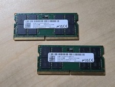 64GB 2x32GB Micron DDR5-4800 SODIMM PC5-38400 2Rx8 MTC16C2085S1SC48BA1 picture