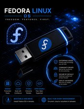 Fedora Workstation Bootable USB Drive Live Linux Ready to Install USB picture