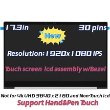 17.3'' FHD For HP Envy 17-DA 17T-DA IPS LCD Touch Screen Assembly N87242-001 New picture