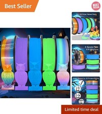 Vibrant 1.75mm PLA Filament with Glow Effects - Ideal for All 3D Printers picture