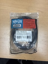 Tripp Lite P006-006-13LA Power Cord 6ft Left Angle C13 to 5-15P 125V 10A  picture