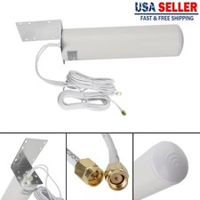 WiFi Antenna 4G LTE Antena SMA / TS-9 28dBi Omni Male 5M Dual Cable  UE picture