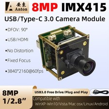 8MP IMX415 USB3.0 Camera Module FF 60fps 4K No Distortion UVC HDMI IP Cam Board picture