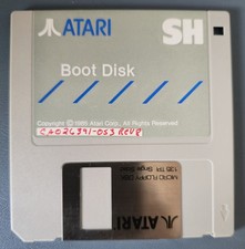 Atari ST Boot Disk SH CA026391-053 Rev 8 TESTED 1985 Made Japan Original picture