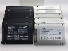 Lot of 10: 250GB SSD 2.5