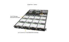 Barebones CTO 1U 12x HDD LFF Storage Server Dual Xeon Icelake DDR4 X12DPD-A6M25 picture