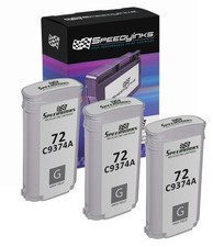 SPEEDYINKS 3PK Replacements for HP 72 Ink Cartridge C9374A High Yield Gray picture