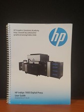 GENUINE HP Indigo Digital Press SERIES 7800 User Guide  picture
