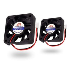 2 PCS 50mm x 50mm x 10mm Brushless Cooling Fan, ICSTATION DC 12V Cooling Fan 501 picture
