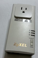 ZyXEL Powerline Pass-Thru Ethernet Adapter PLA-407 200Mbps - White picture