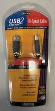 Belkin USB 2 2.0 Cable 6ft USB A Plug 2 B Plug Model F3U133-06 New Sealed picture
